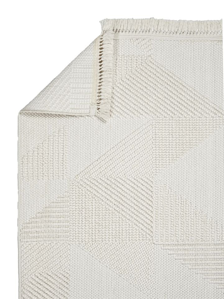 Clam Serisi Bukle Modern Ekru Renk Halı GH-3007E