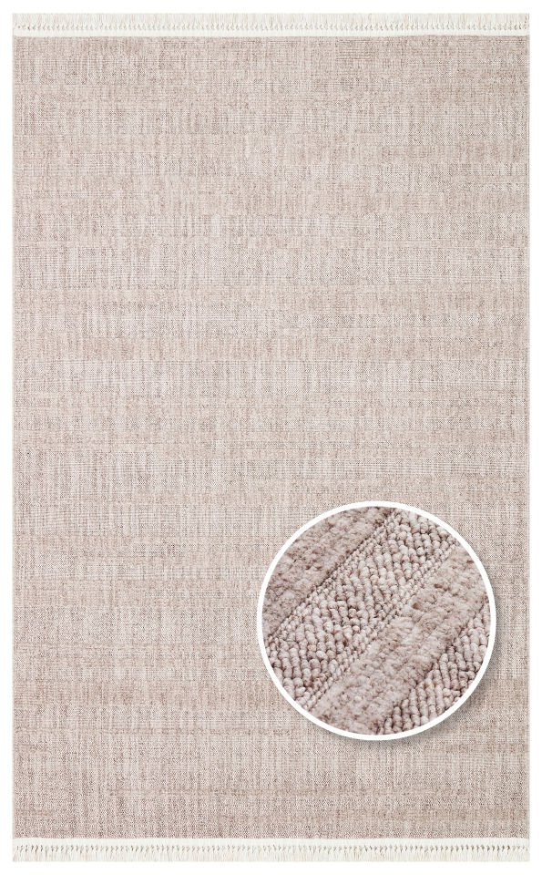 Cosmos Serisi Yumuşak Dokuma Modern Gri Renk Halı EH-183