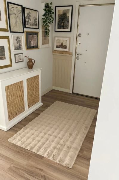 Cloud Serisi Makinede Yıkanabilir Yüksek Kalite Vizon Peluş Halı NX-111