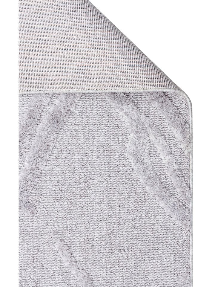 Bony Serisi Gri Renk Yumuşak Modern Halı EH-352