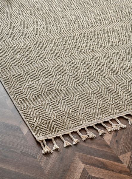 Nordic Serisi Bej Renk Modern Halı TH-78