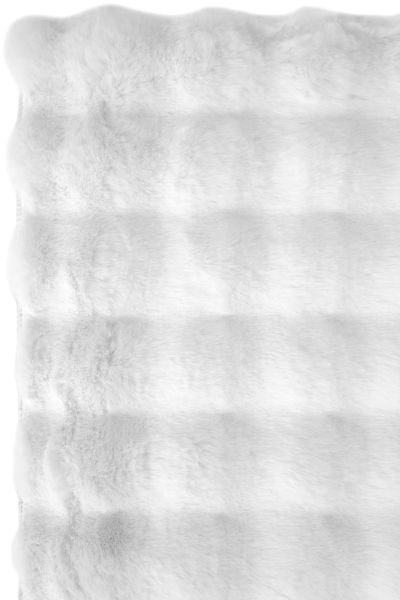 Cloud Serisi Makinede Yıkanabilir Yüksek Kalite Beyaz Peluş Halı NX-113