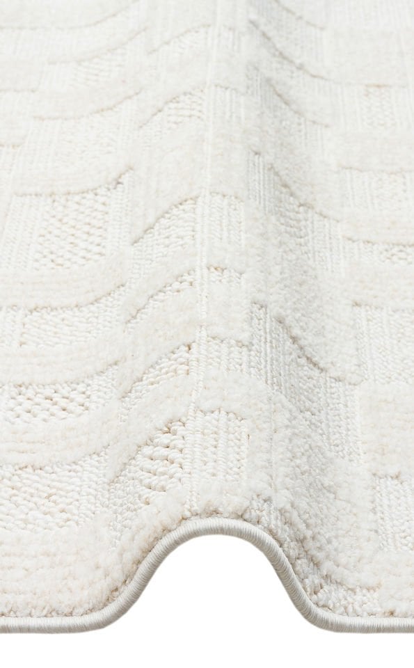 Cosmos Serisi Yumuşak Dokuma Modern Ekru Renk Halı EH-186