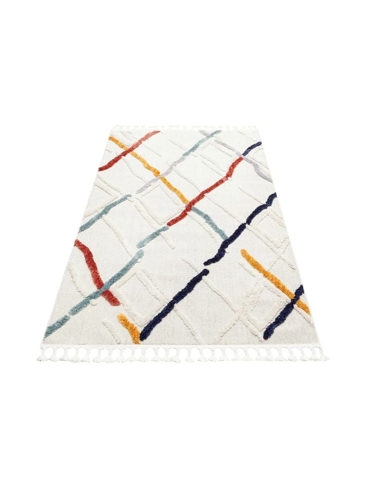 Bony Serisi Multi Renk Yumuşak Modern Halı EH-354