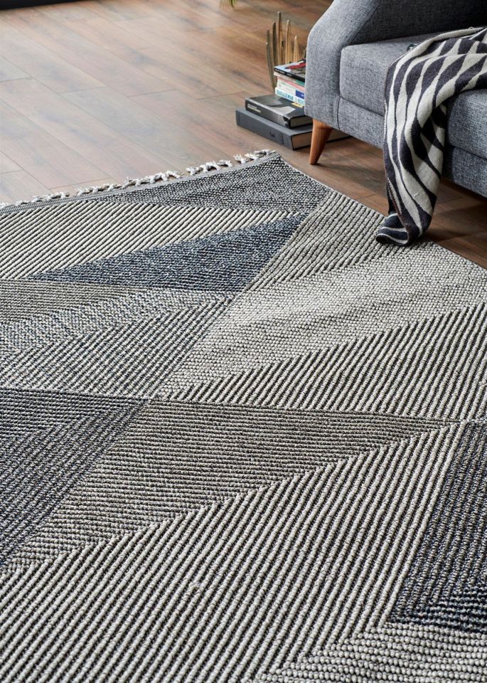 FIRSAT ÖLÇÜ Gri Renk Modern Halı