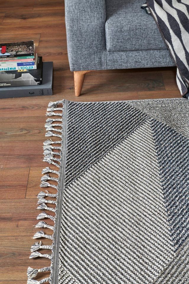 FIRSAT ÖLÇÜ Gri Renk Modern Halı