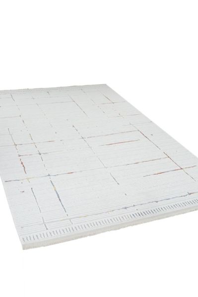 Polo Serisi Beyaz/Multi Modern Halı NX-6942