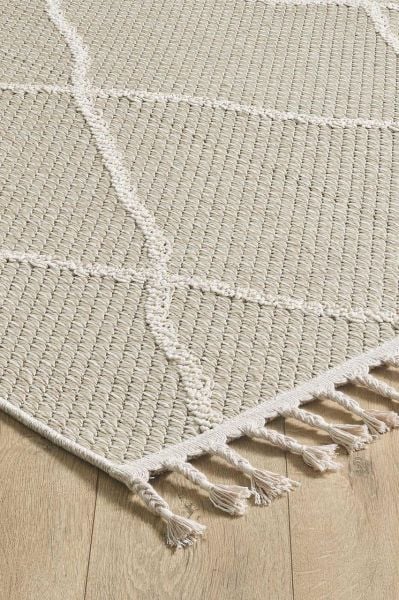 Nordic Serisi Bej Renk Modern Halı TH-80