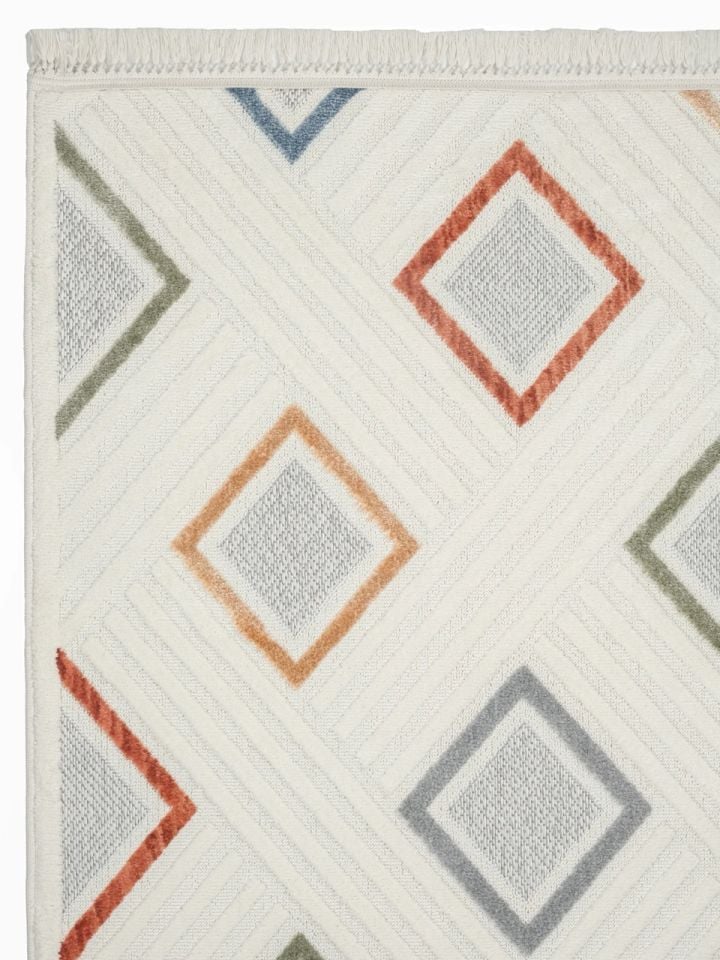 Madra Serisi Hav Toz Vermeyen Modern Dayanıklı Halı GH-3016