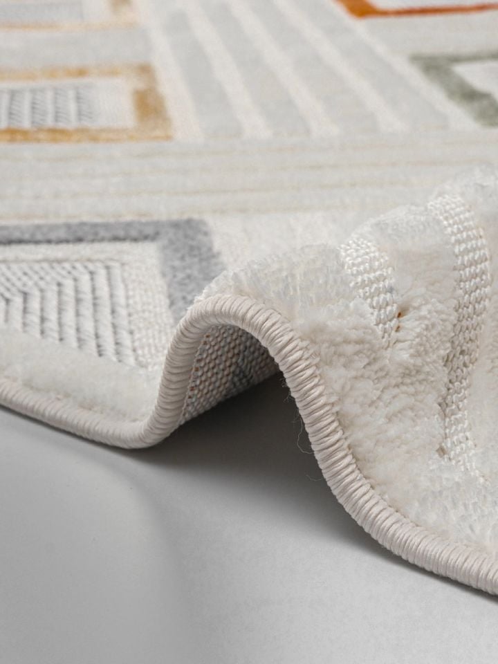 Madra Serisi Hav Toz Vermeyen Modern Dayanıklı Halı GH-3016