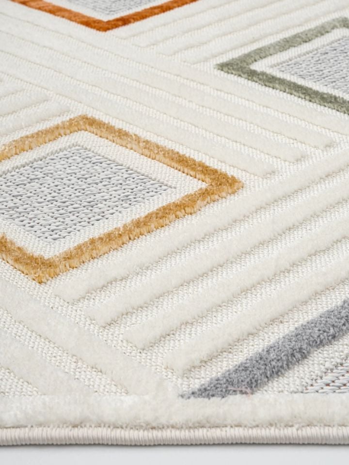 Madra Serisi Hav Toz Vermeyen Modern Dayanıklı Halı GH-3016