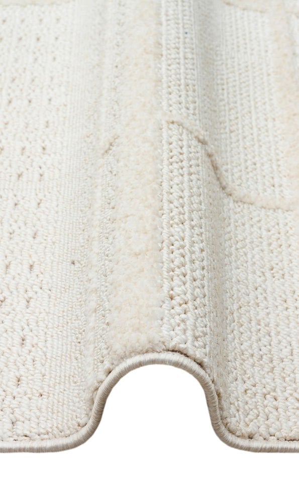 Cosmos Serisi Yumuşak Dokuma Modern Krem Renk Halı EH-188