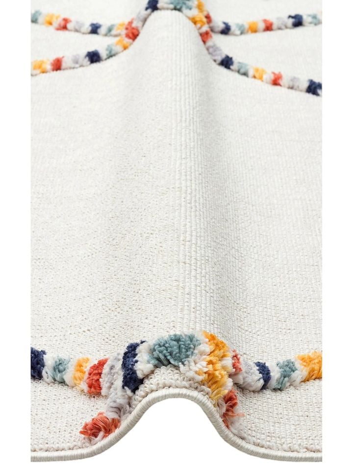 Bony Serisi Multi Renk Yumuşak Modern Halı EH-356