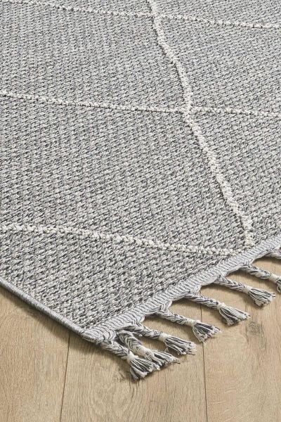 Nordic Serisi Gri Renk Modern Halı TH-81