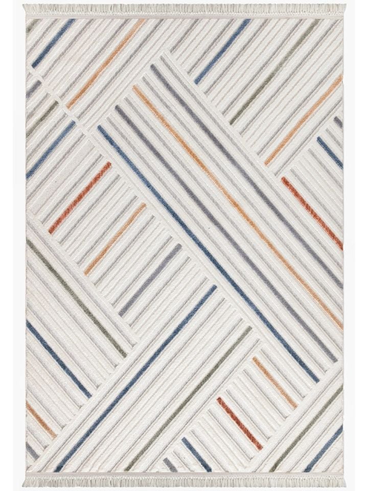 Madra Serisi Hav Toz Vermeyen Modern Dayanıklı Halı GH-3017