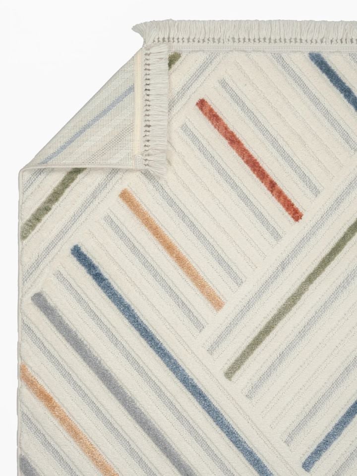 Madra Serisi Hav Toz Vermeyen Modern Dayanıklı Halı GH-3017