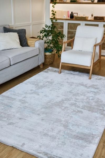 Vera Serisi Bej Yeşil Makine Dokuma Halısı AP-6211