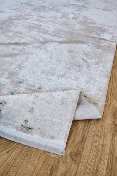 Vera Serisi Bej Yeşil Makine Dokuma Halısı AP-6211