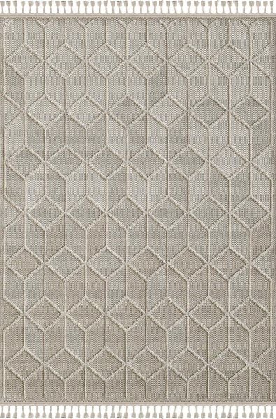 Nordic Serisi Bej Renk Modern Halı TH-82