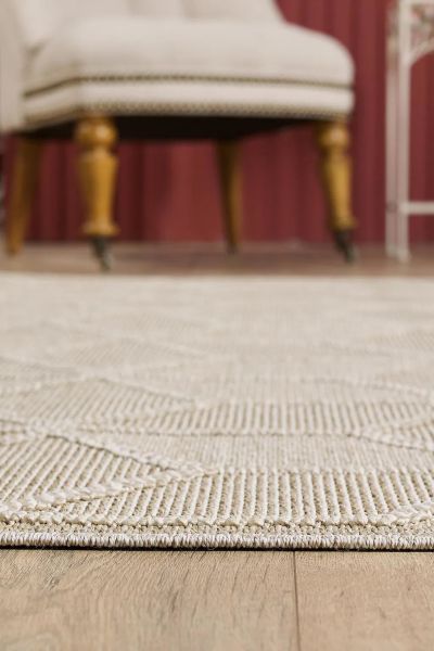 Nordic Serisi Bej Renk Modern Halı TH-82