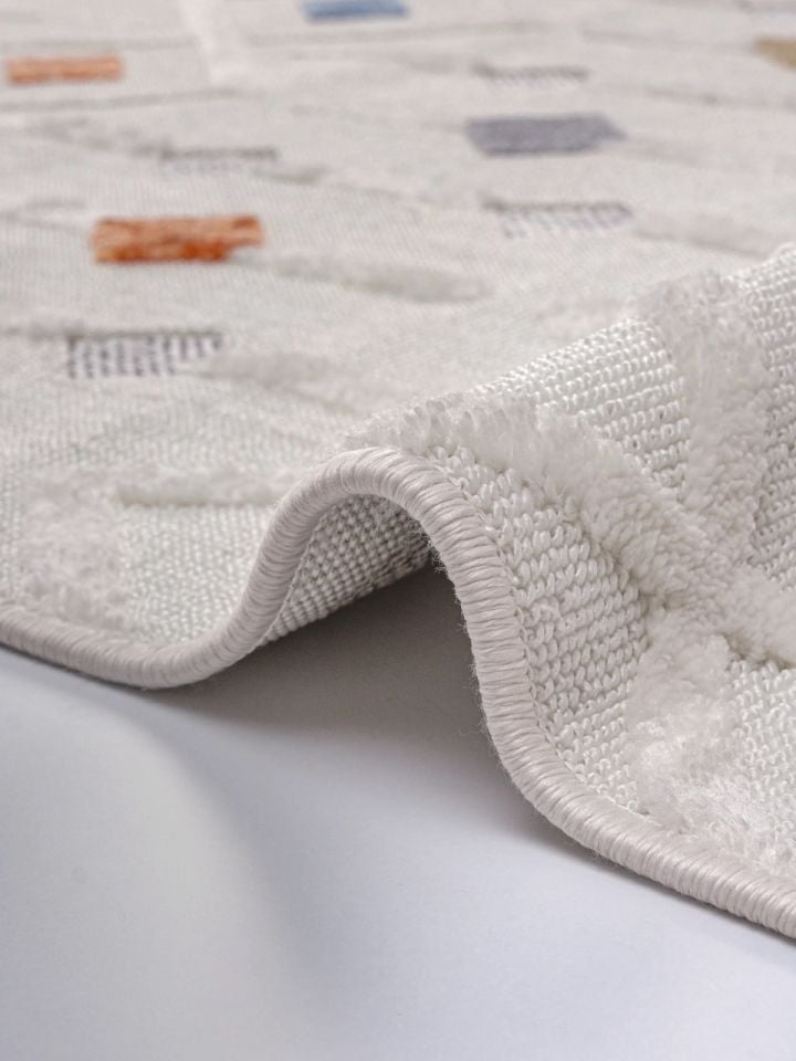 Madra Serisi Hav Toz Vermeyen Modern Dayanıklı Halı GH-3018