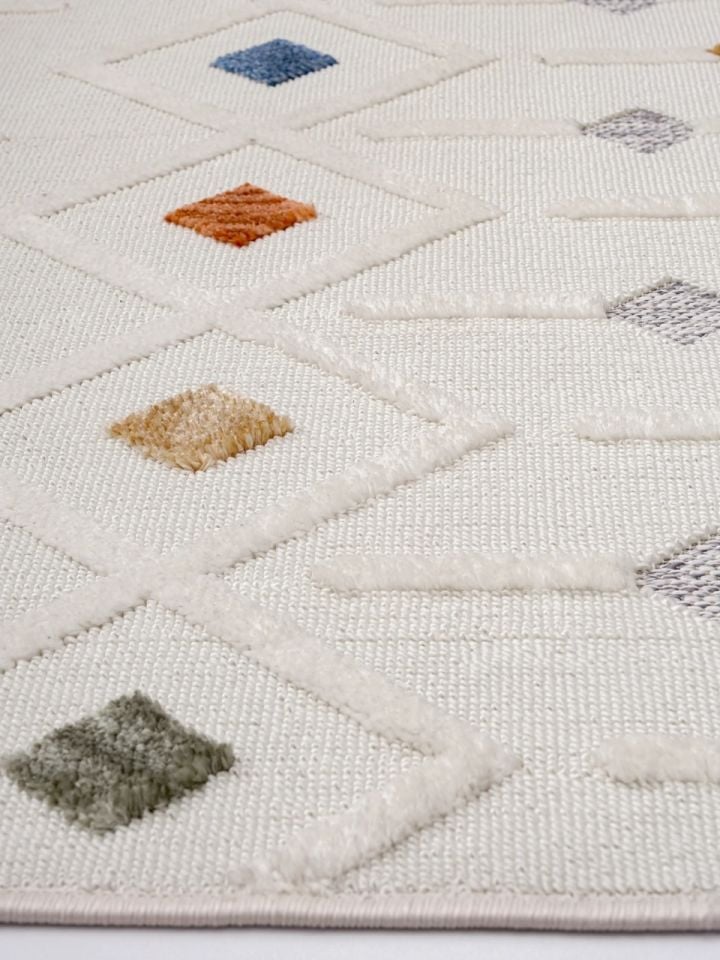 Madra Serisi Hav Toz Vermeyen Modern Dayanıklı Halı GH-3018