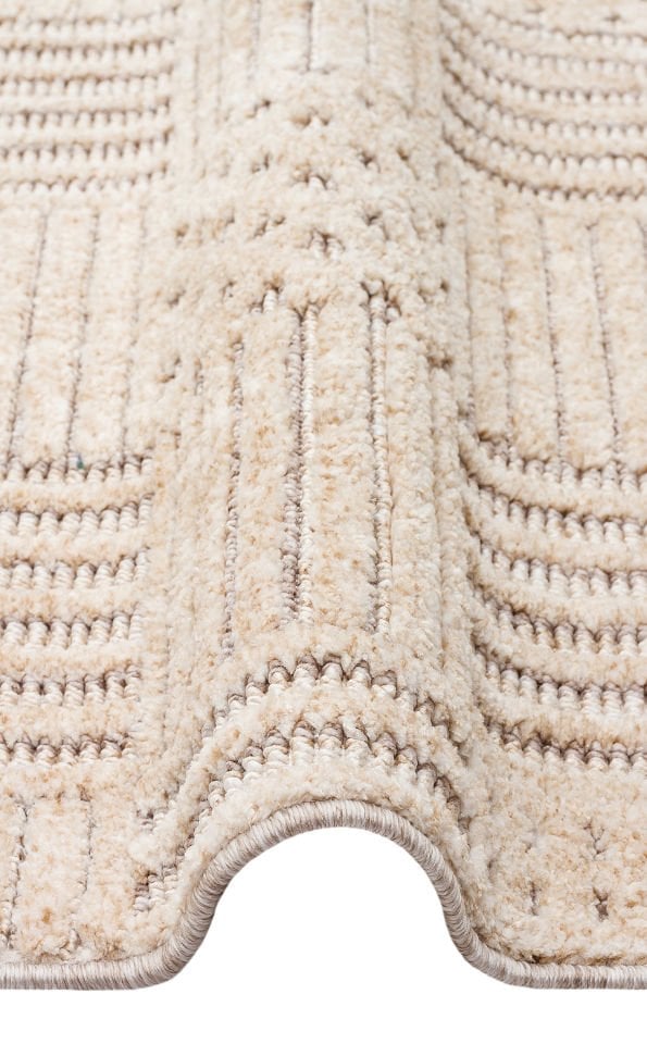 Cosmos Serisi Yumuşak Dokuma Modern Bej Renk Halı EH-190