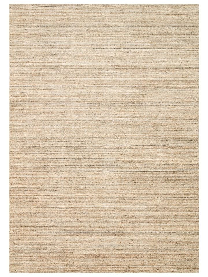 Runa Serisi %70 Yün ve %30 Viskon Harmanlı Bej İskandinav Halı NX-3725