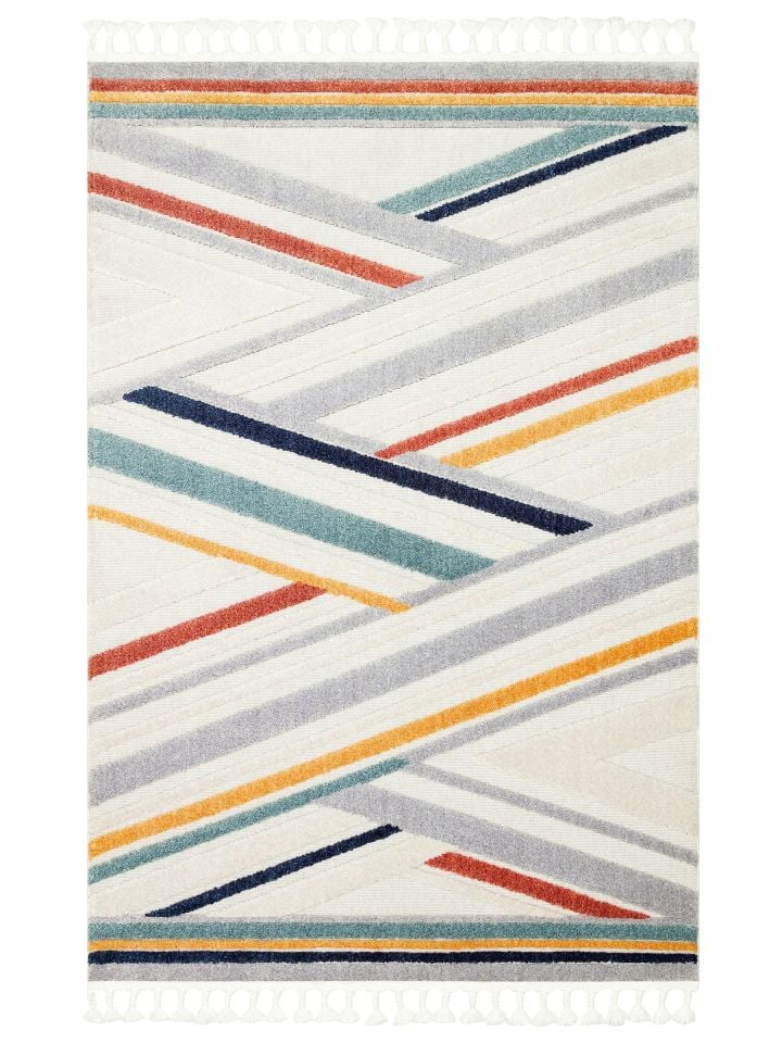 Bony Serisi Multi Renk Yumuşak Modern Halı EH-358