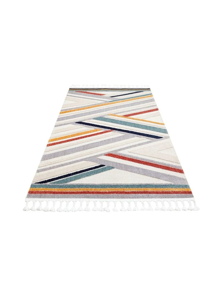 Bony Serisi Multi Renk Yumuşak Modern Halı EH-358