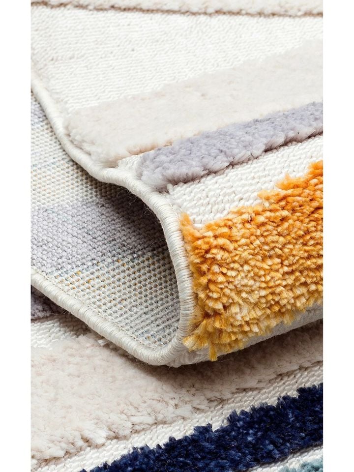 Bony Serisi Multi Renk Yumuşak Modern Halı EH-358