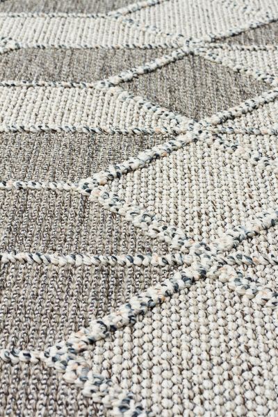 Nordic Serisi Gri Renk Modern Halı TH-83