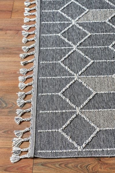 Nordic Serisi Gri Renk Modern Halı TH-83