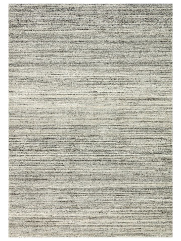 Runa Serisi %70 Yün ve %30 Viskon Harmanlı Gri İskandinav Halı NX-3726