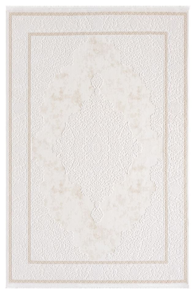 Monza Serisi Bej Renk Akrilik Halı SH-0562