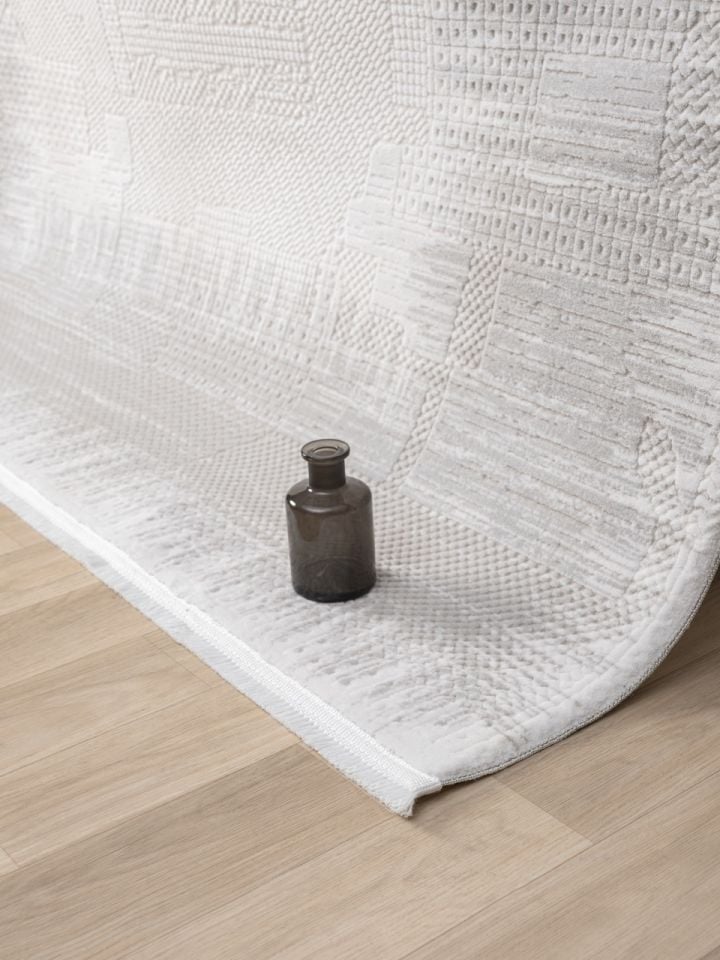 Monza Serisi Gri Renk Akrilik Halı SH-0560G