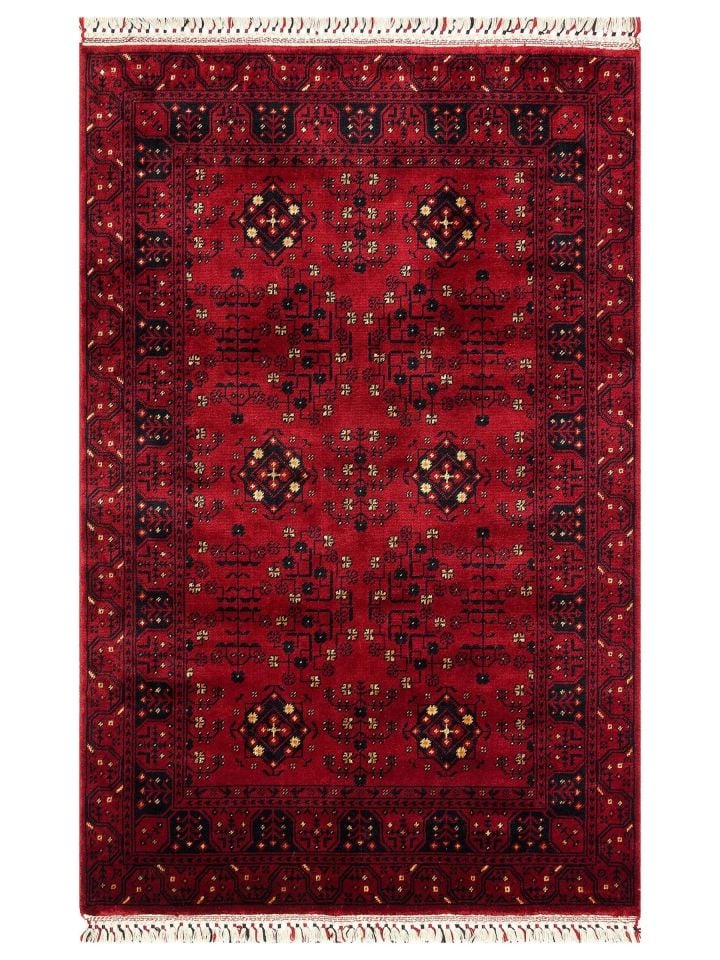 Anatolian Tencel Touch Serisi Geleneksel Anadolu Motifli Tencel Uşak Halısı – Özel El İşçiliği NX-671