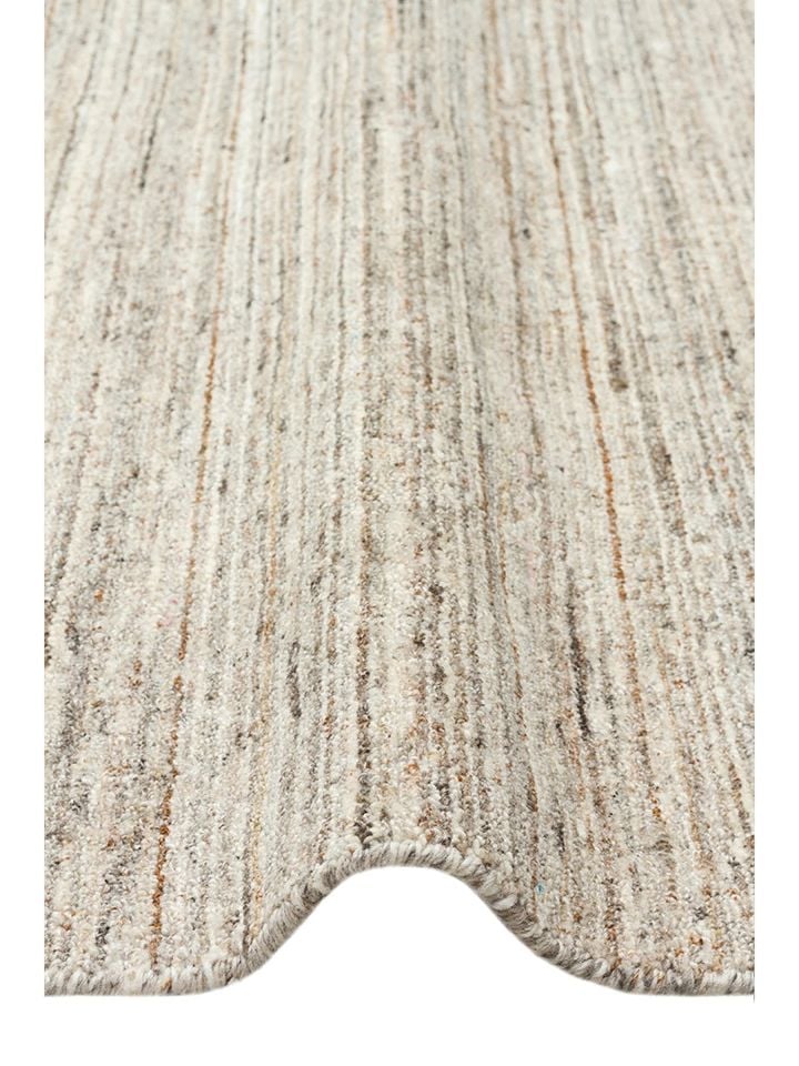 Runa Serisi %70 Yün ve %30 Viskon Harmanlı Taş İskandinav Halı NX-3730