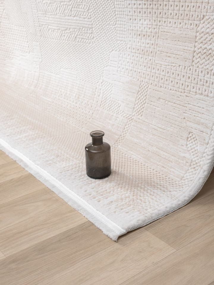 Monza Serisi Bej Renk Akrilik Halı SH-0560B